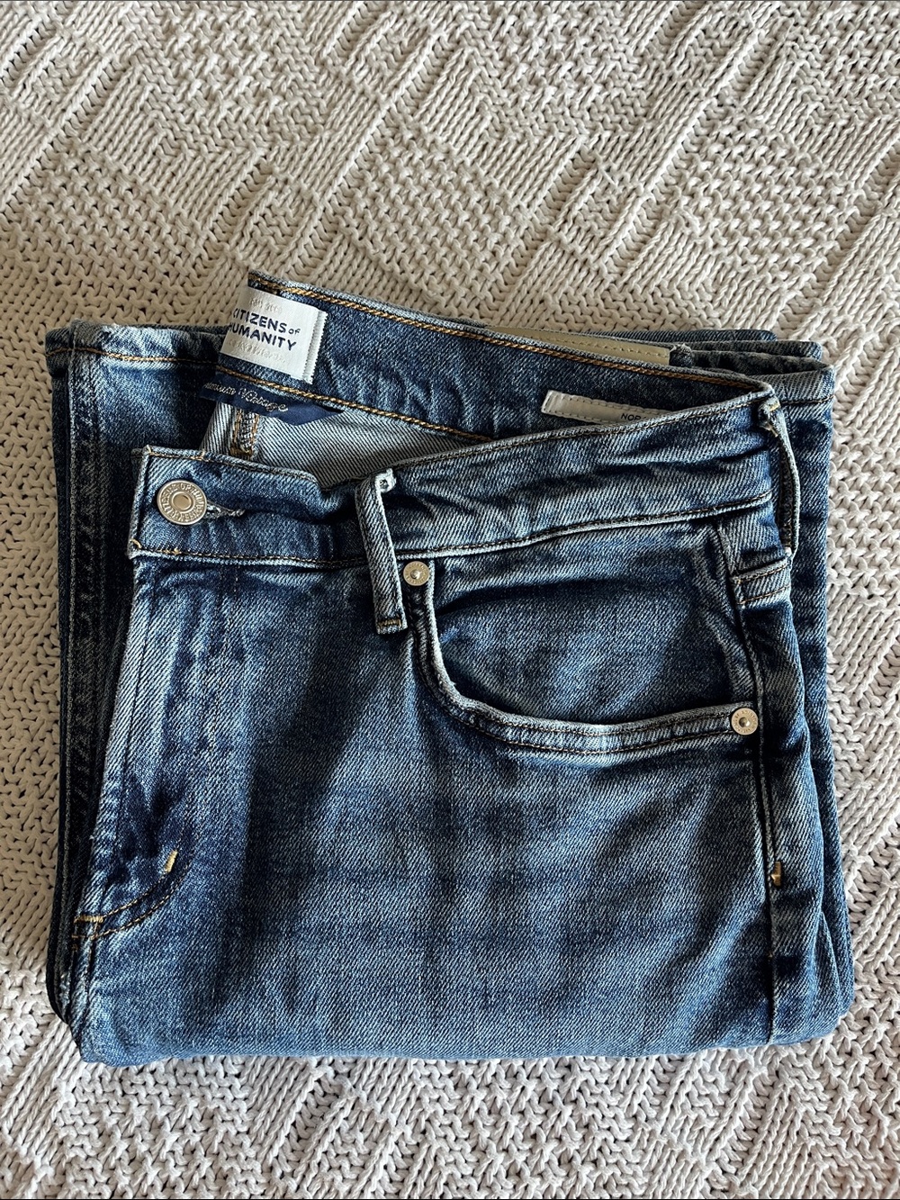 Citizens of Humanity Nora Trouser Leg Jeans in Benson Sz 28 - Picture 16 of 16